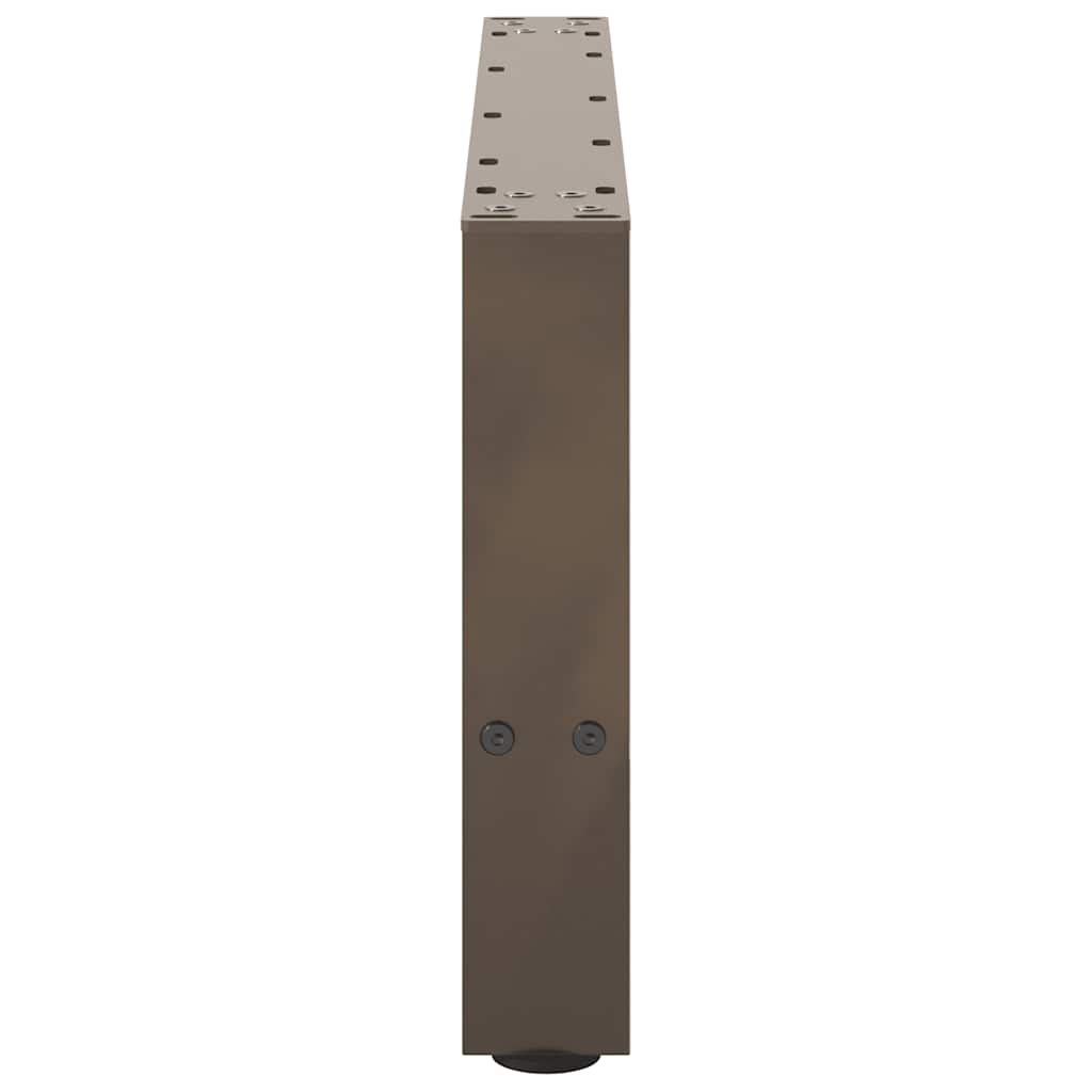 sofabordsben naturstål 2 stk. 70x(30-31) cm stål