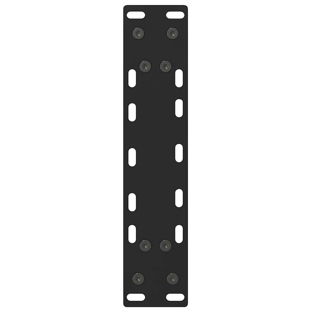 sofabordsben sort 2 stk. 28 x (42-43) cm stål