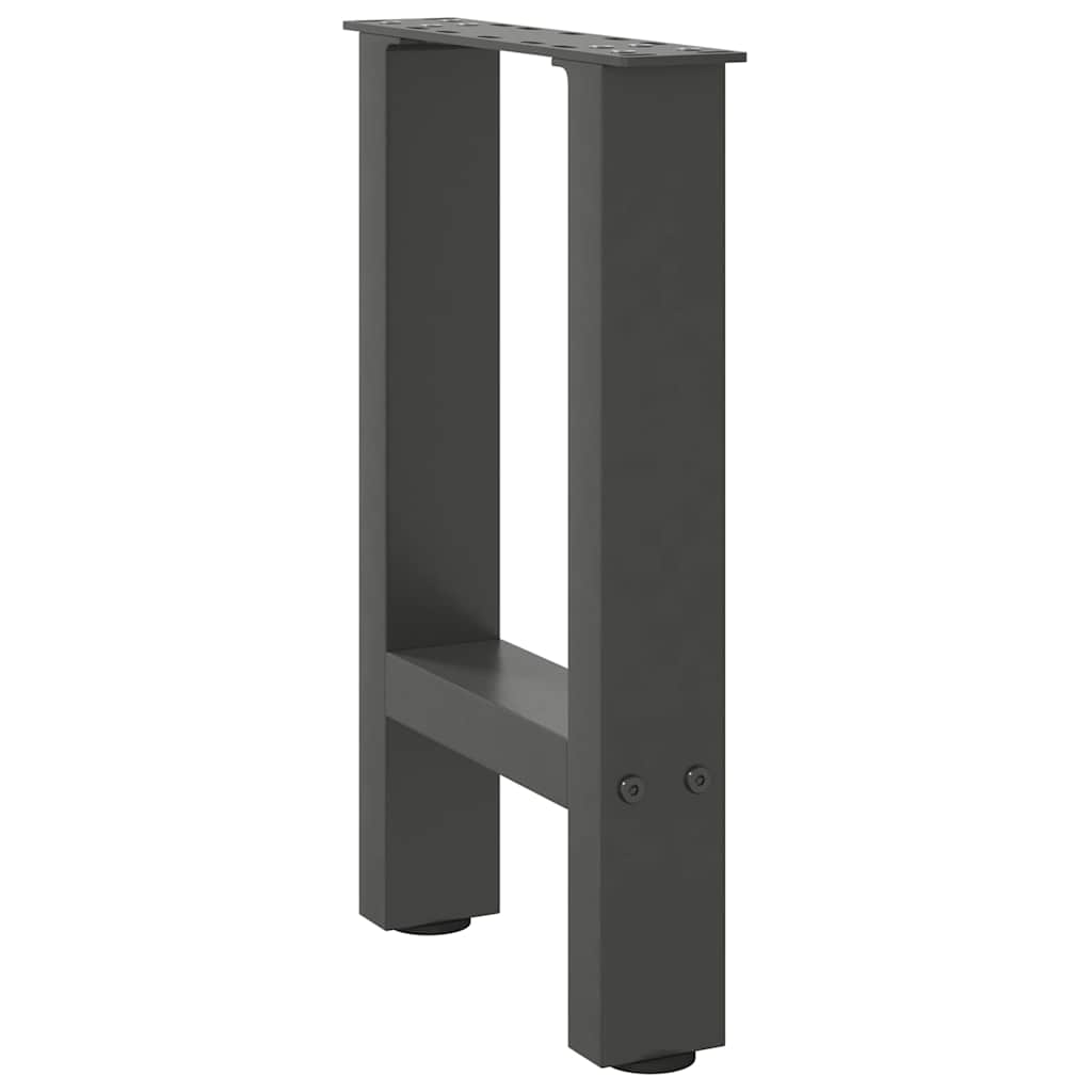 sofabordsben antracit 2 stk. 28 x (42-43) cm stål