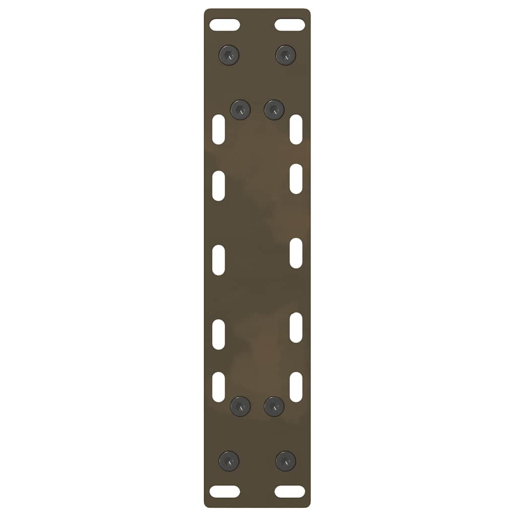 sofabordsben naturstål 2 stk. 28 x (42-43) cm stål