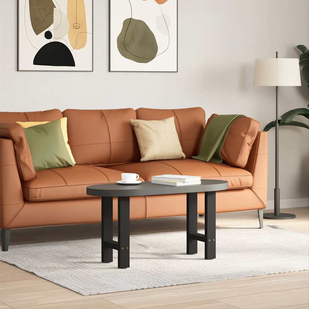 sofabordsben sort 2 stk. 38 x (42-43) cm stål