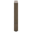 sofabordsben naturstål 2 stk. 50x(42-43) cm stål