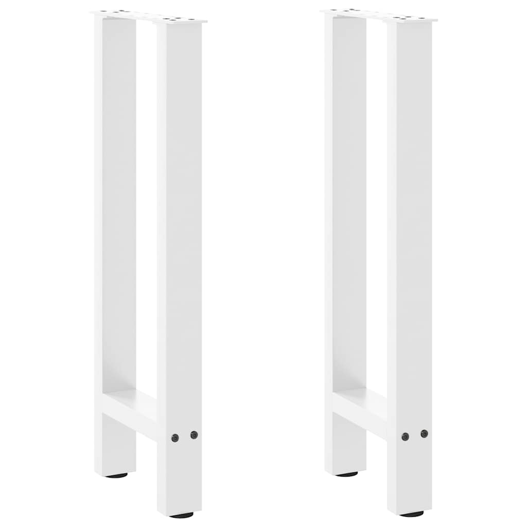 konsolbordben hvide 2 stk. 28 x (72-73) cm stål