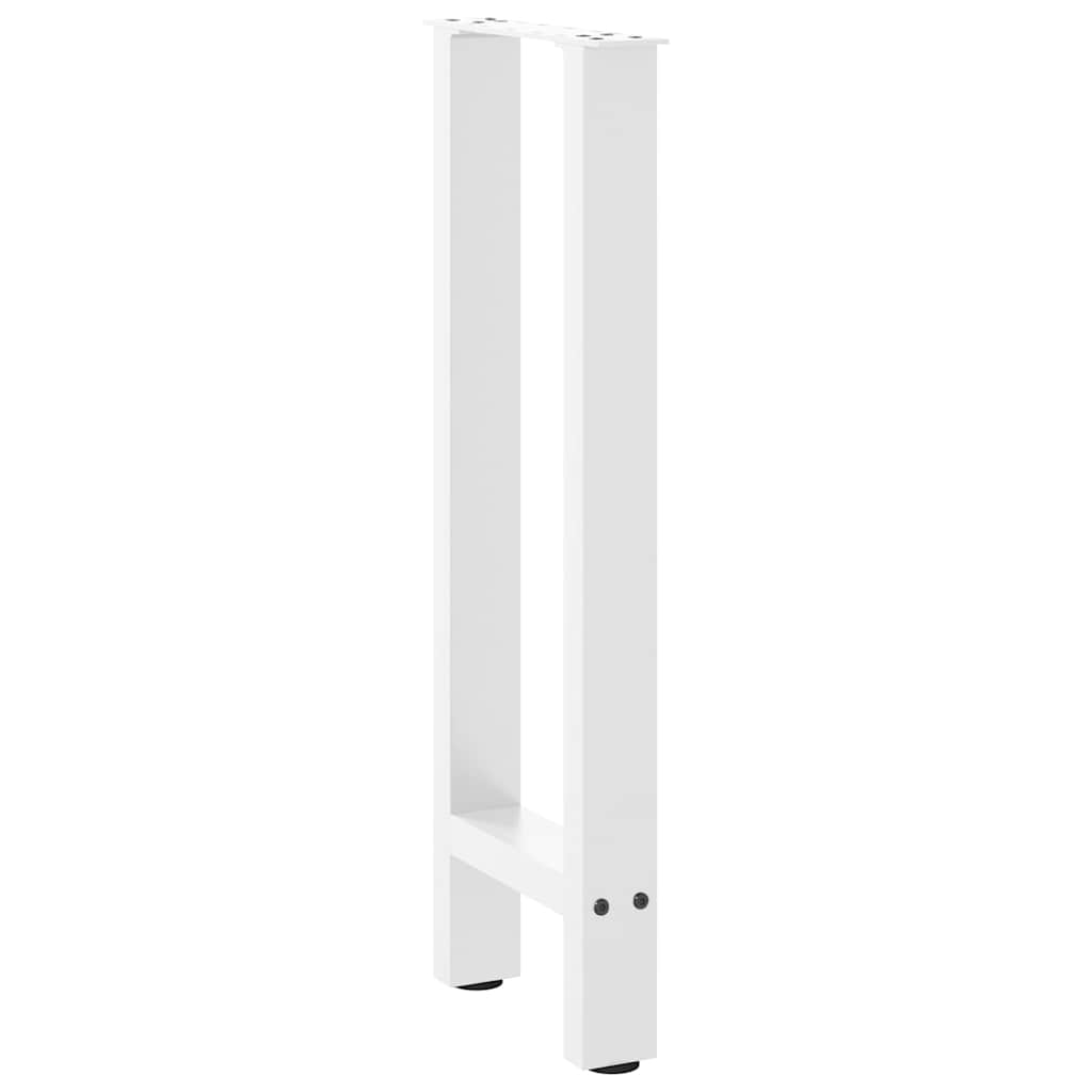 konsolbordben hvide 2 stk. 28 x (72-73) cm stål