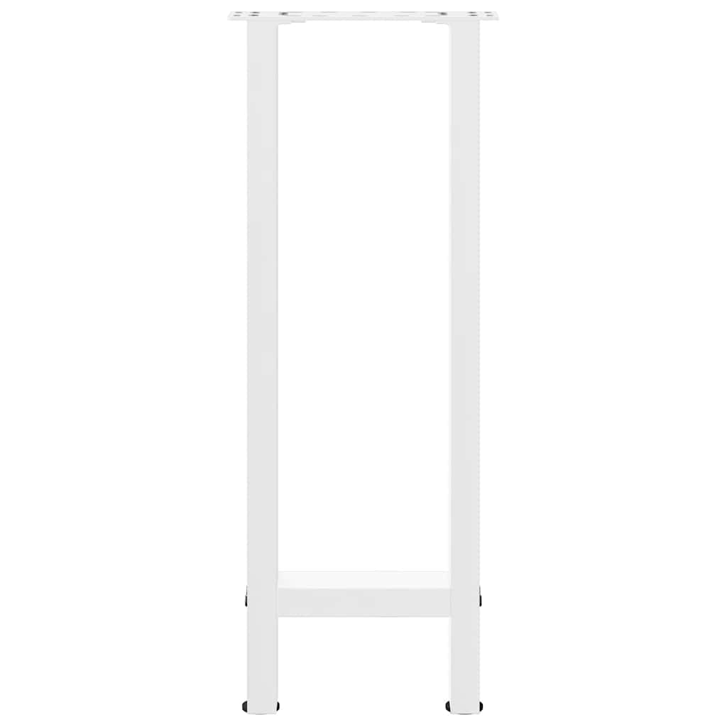 konsolbordben hvide 2 stk. 28 x (72-73) cm stål