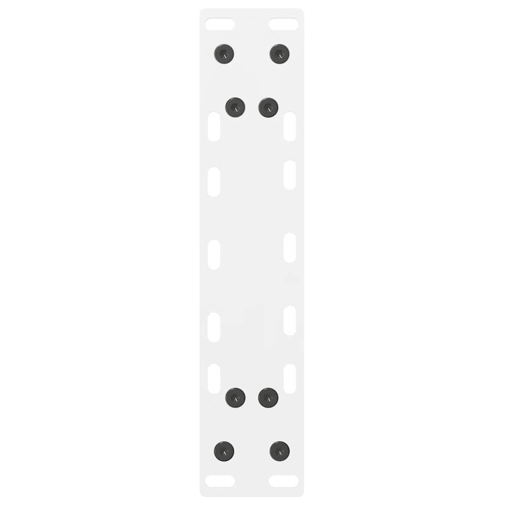 konsolbordben hvide 2 stk. 28 x (72-73) cm stål