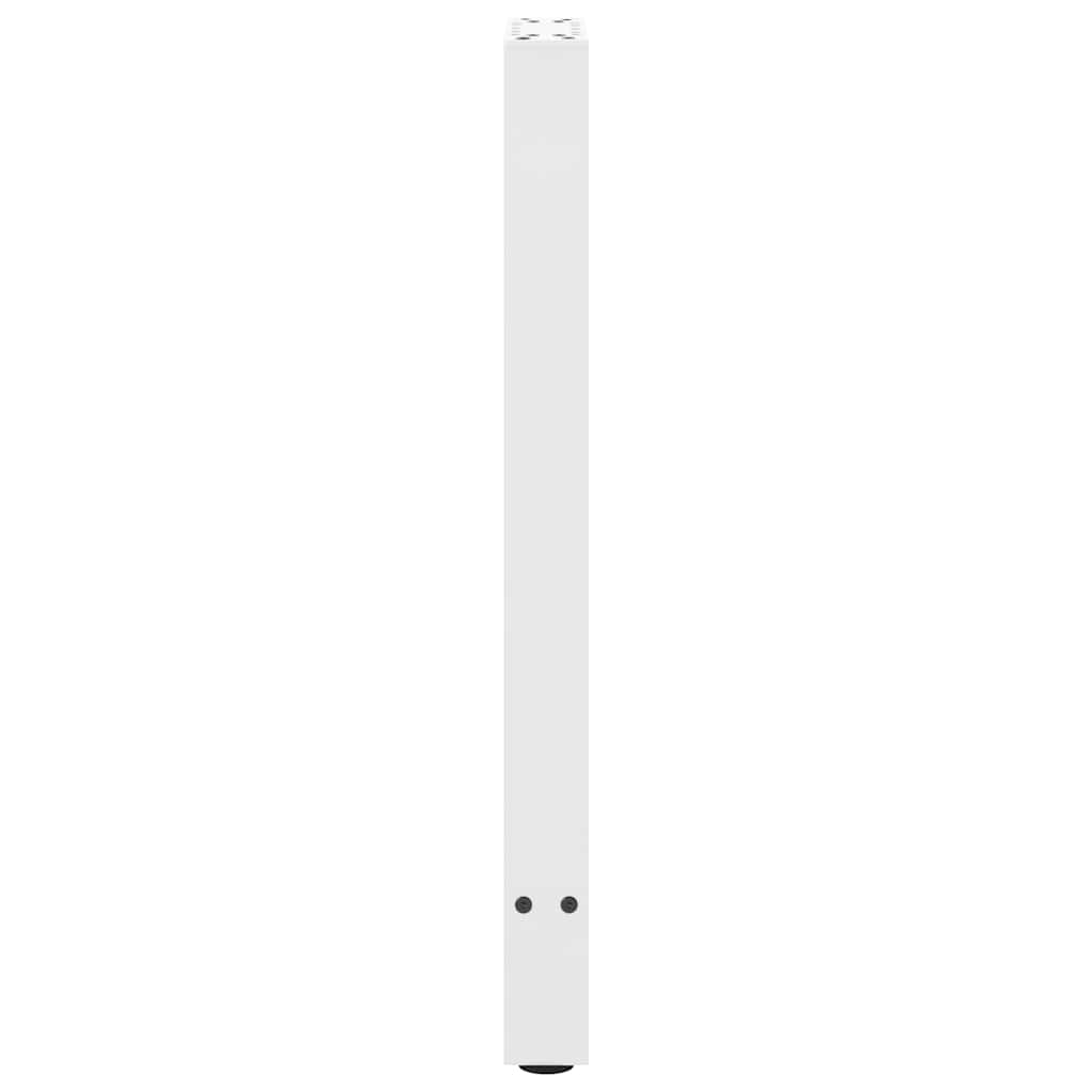 konsolbordben hvide 2 stk. 38 x (72-73) cm stål
