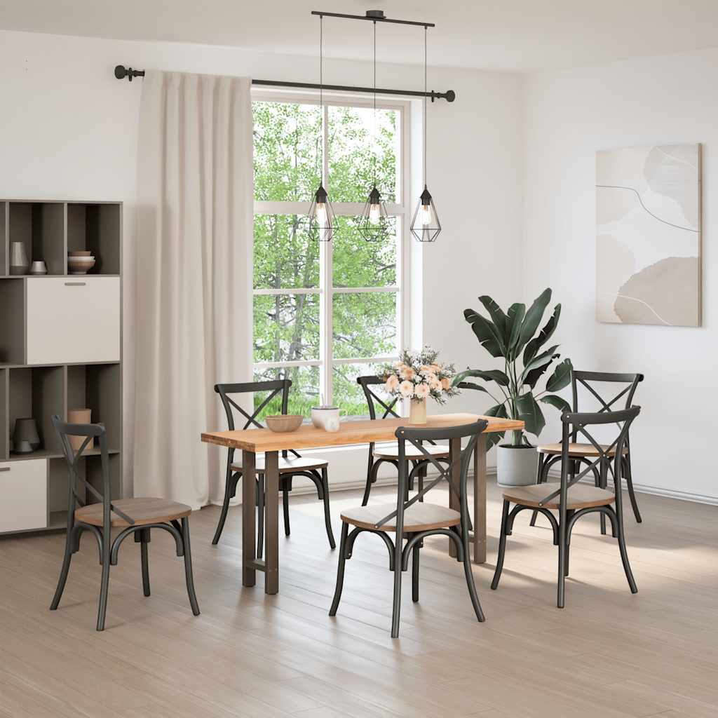 konsolbordben naturstål 2 stk. 38 x (72-73) cm stål