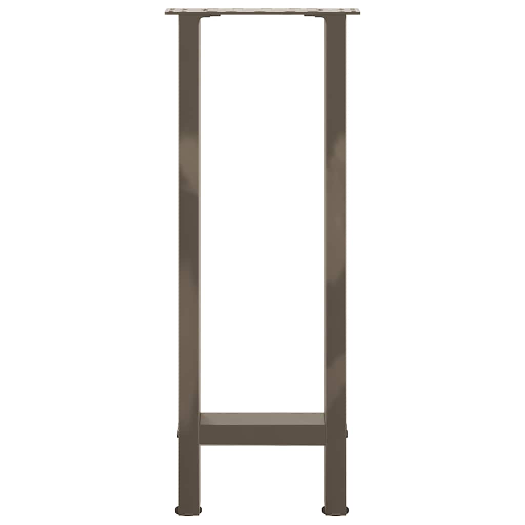 konsolbordben naturstål 2 stk. 38 x (72-73) cm stål
