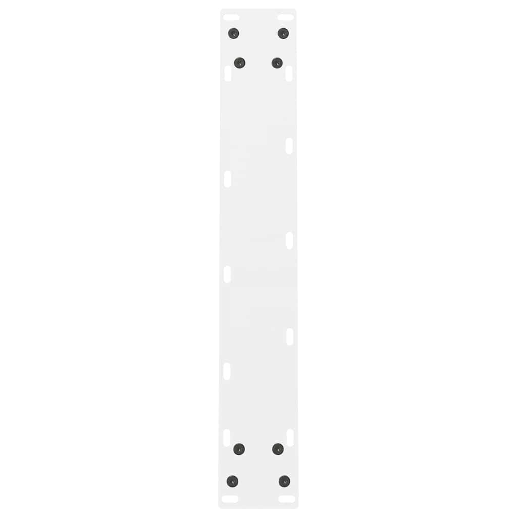 spisebordsben hvide 2 stk. 50x(72-73) cm stål