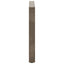 spisebordsben naturstål 2 stk. 70x(72-73) cm stål
