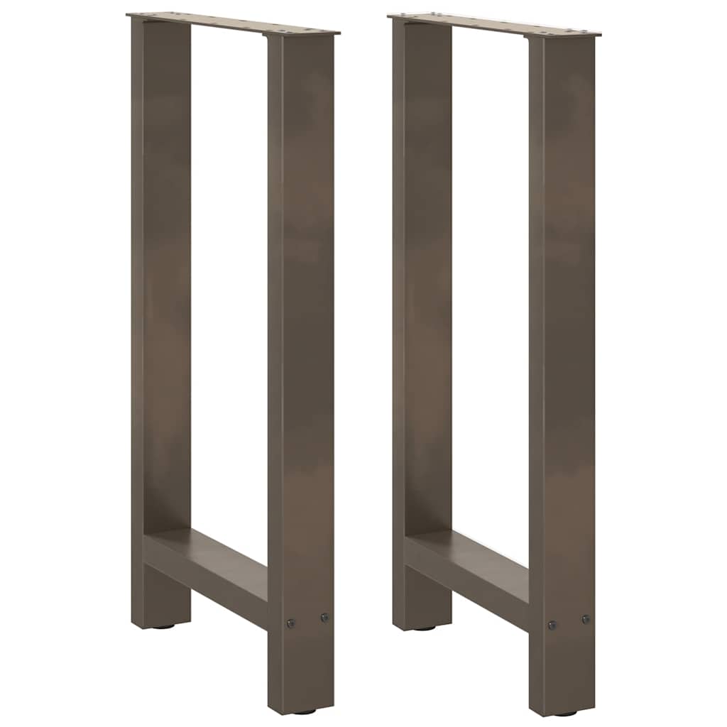 barbordsben naturstål 2 stk. 50x(90-91) cm stål