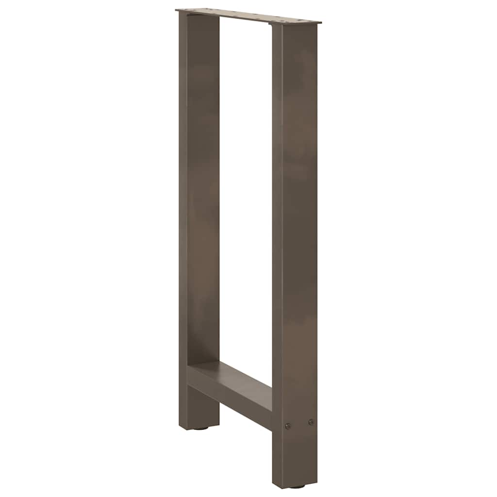 barbordsben naturstål 2 stk. 50x(90-91) cm stål