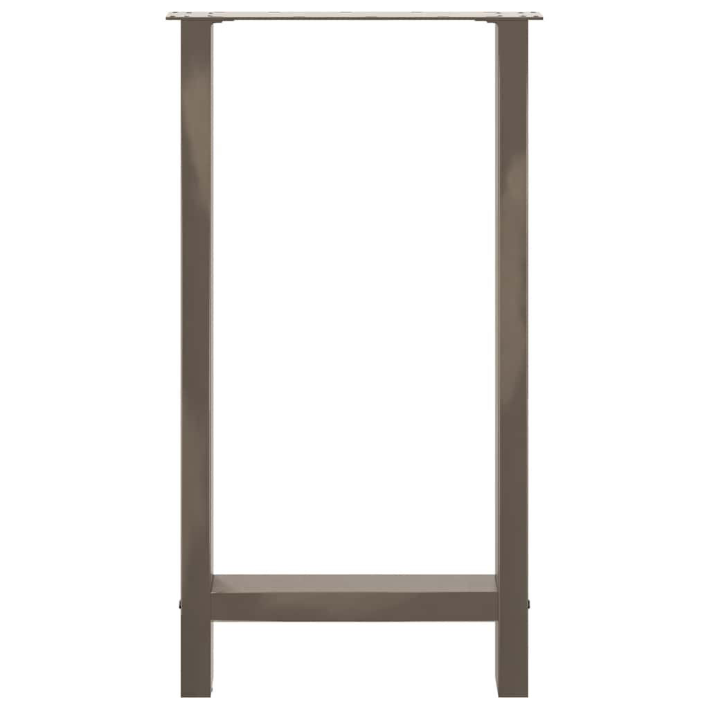barbordsben naturstål 2 stk. 50x(90-91) cm stål