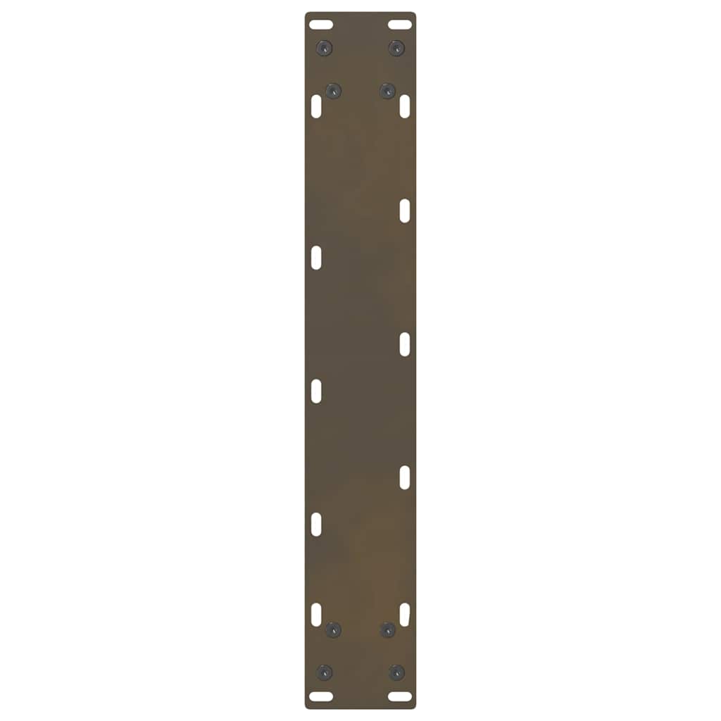 barbordsben naturstål 2 stk. 50x(90-91) cm stål