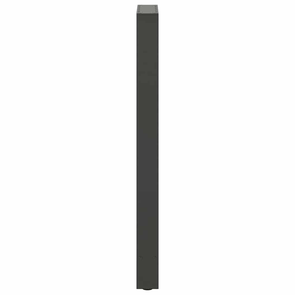 barbordsben antracit 2 stk. 40x(100-101) cm stål