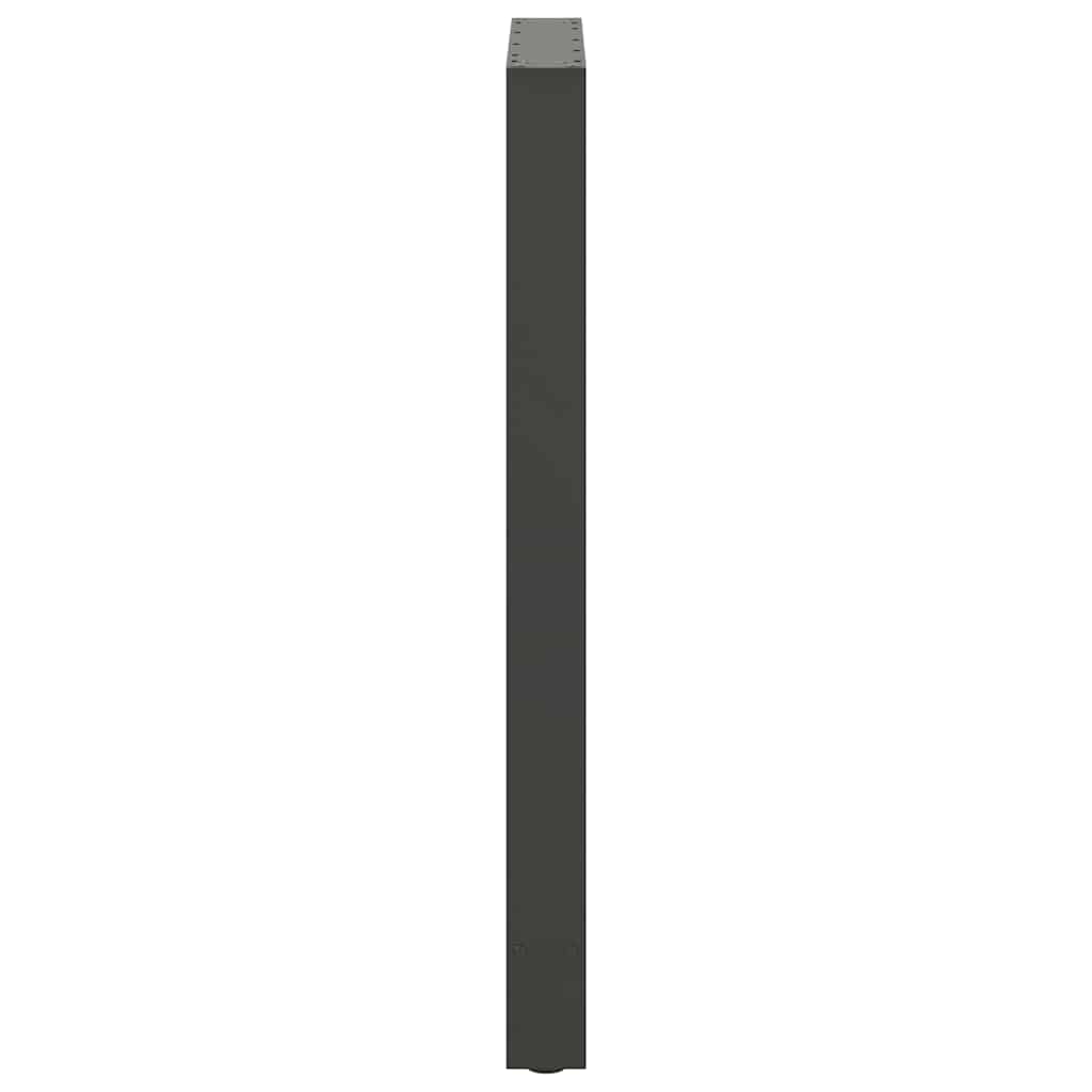 barbordsben antracit 2 stk. 60x(100-101) cm stål