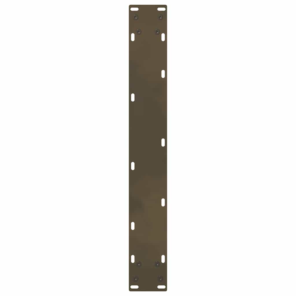 barbordsben naturstål 2 stk. 60x(100-101) cm stål