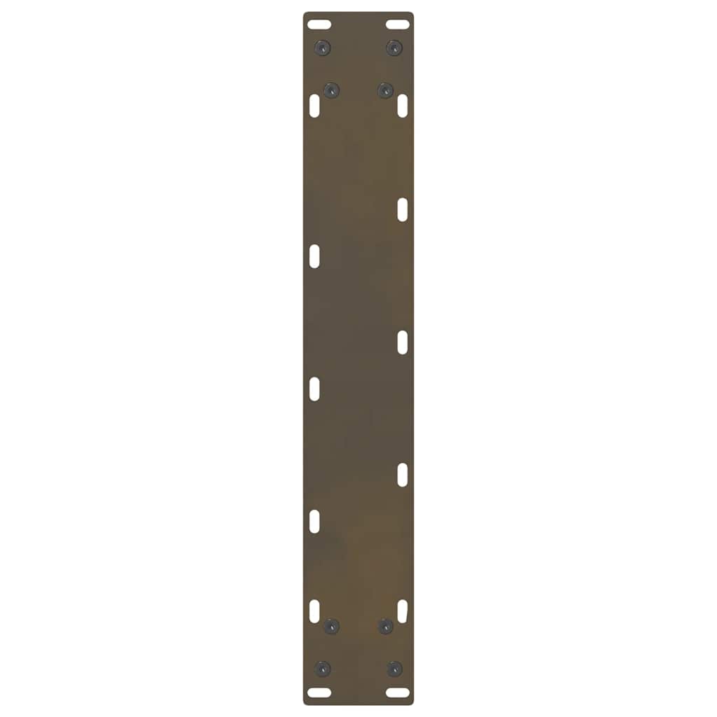 barbordsben naturstål 2 stk. 40x(110-111) cm stål