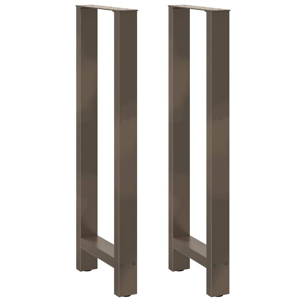 barbordsben naturstål 2 stk. 50x(110-111) cm stål
