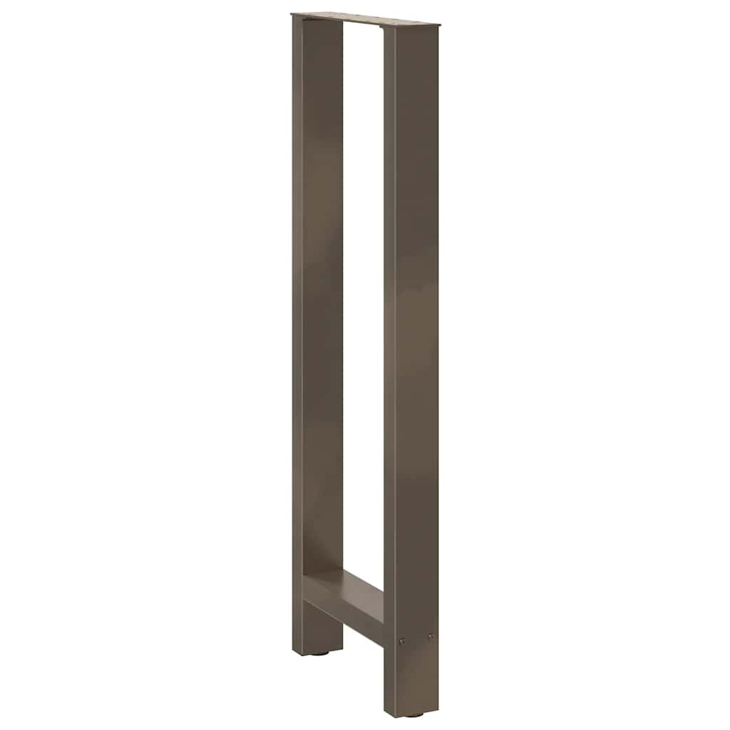 barbordsben naturstål 2 stk. 50x(110-111) cm stål