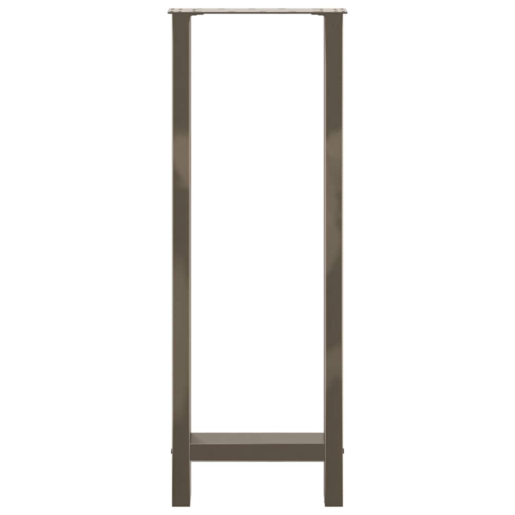 barbordsben naturstål 2 stk. 50x(110-111) cm stål