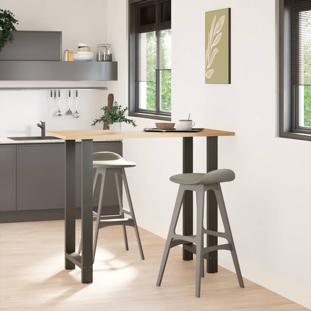 barbordsben antracit 2 stk. 60x(110-111) cm stål