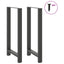 barbordsben antracit 2 stk. 60x(110-111) cm stål