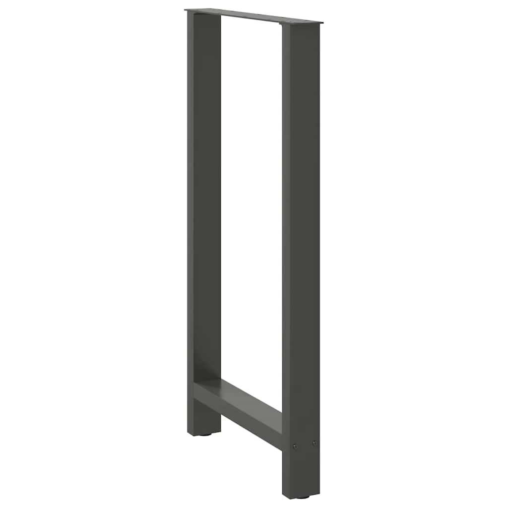barbordsben antracit 2 stk. 60x(110-111) cm stål