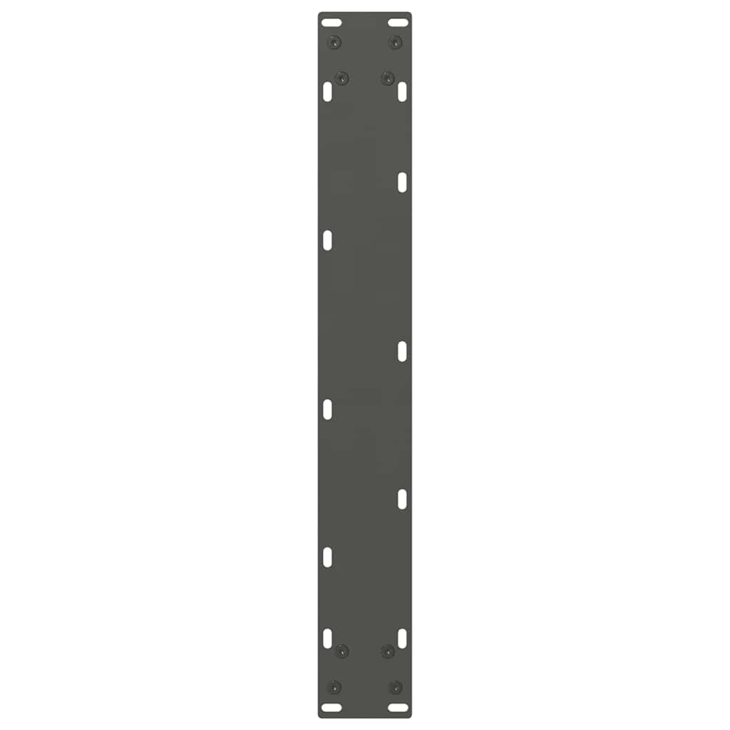 barbordsben antracit 2 stk. 60x(110-111) cm stål