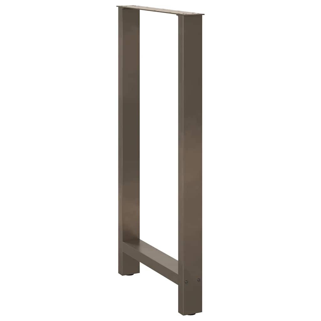 barbordsben naturstål 2 stk. 60x(110-111) cm stål