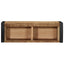 tv-bord 80x30x25 cm massivt ru mangotræ