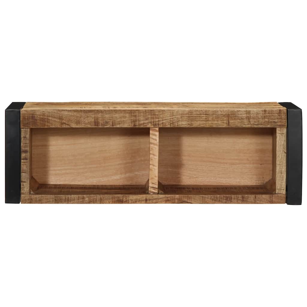 tv-bord 80x30x25 cm massivt ru mangotræ