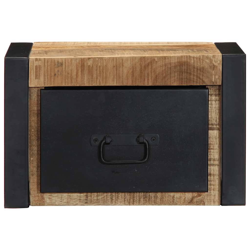 sengeskab 40x35x25 cm massivt ru mangotræ