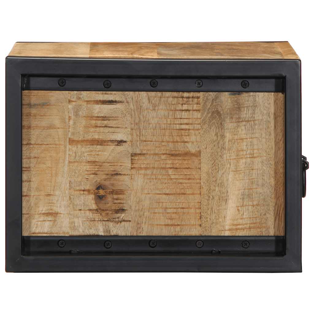 sengeskab 40x35x25 cm massivt ru mangotræ