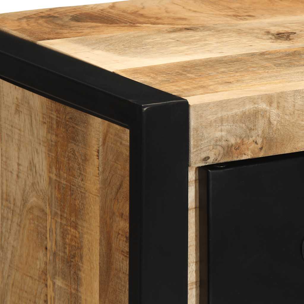 sengeskabe 2 stk 40x35x40 cm massivt ru mangotræ