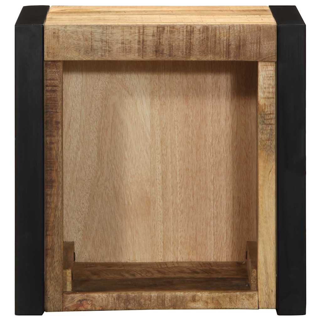 sengeskab 40x35x40 cm massivt ru mangotræ