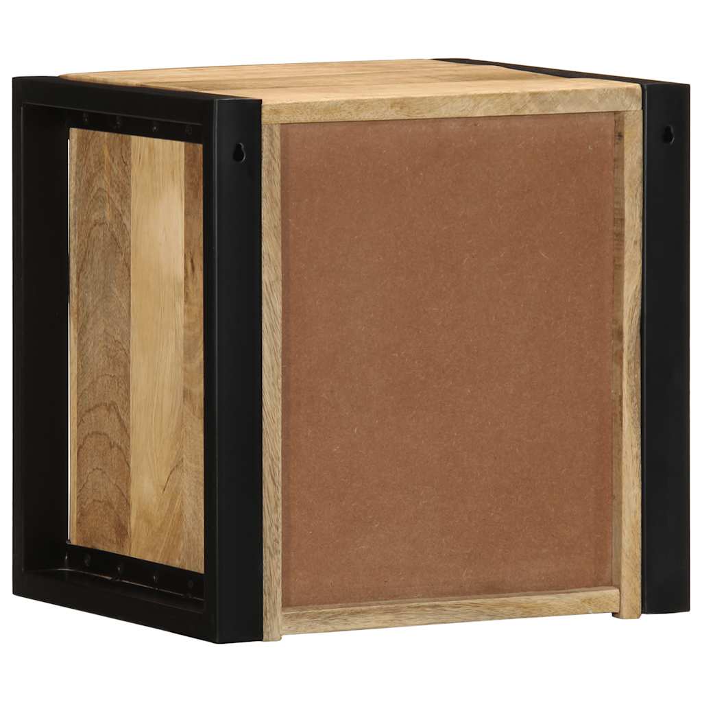 sengeskab 40x35x40 cm massivt ru mangotræ