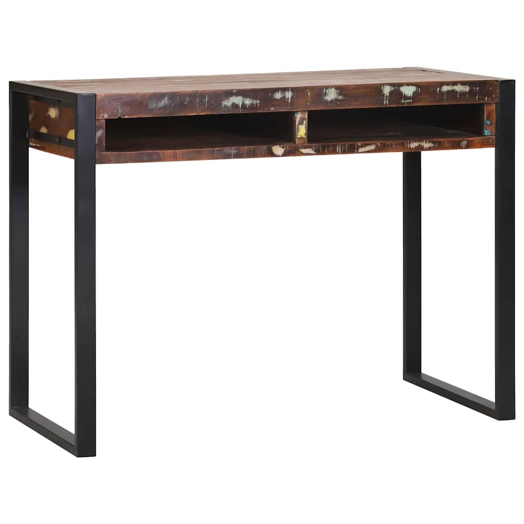 Klædeskab Flerfarvet 100 x 50 x 75 cm Massivt genbrugstræ
