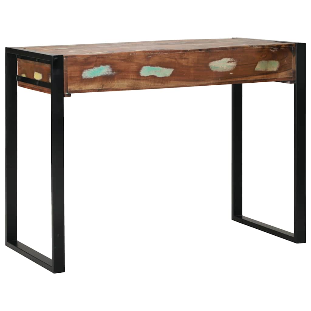 Klædeskab Flerfarvet 100 x 50 x 75 cm Massivt genbrugstræ