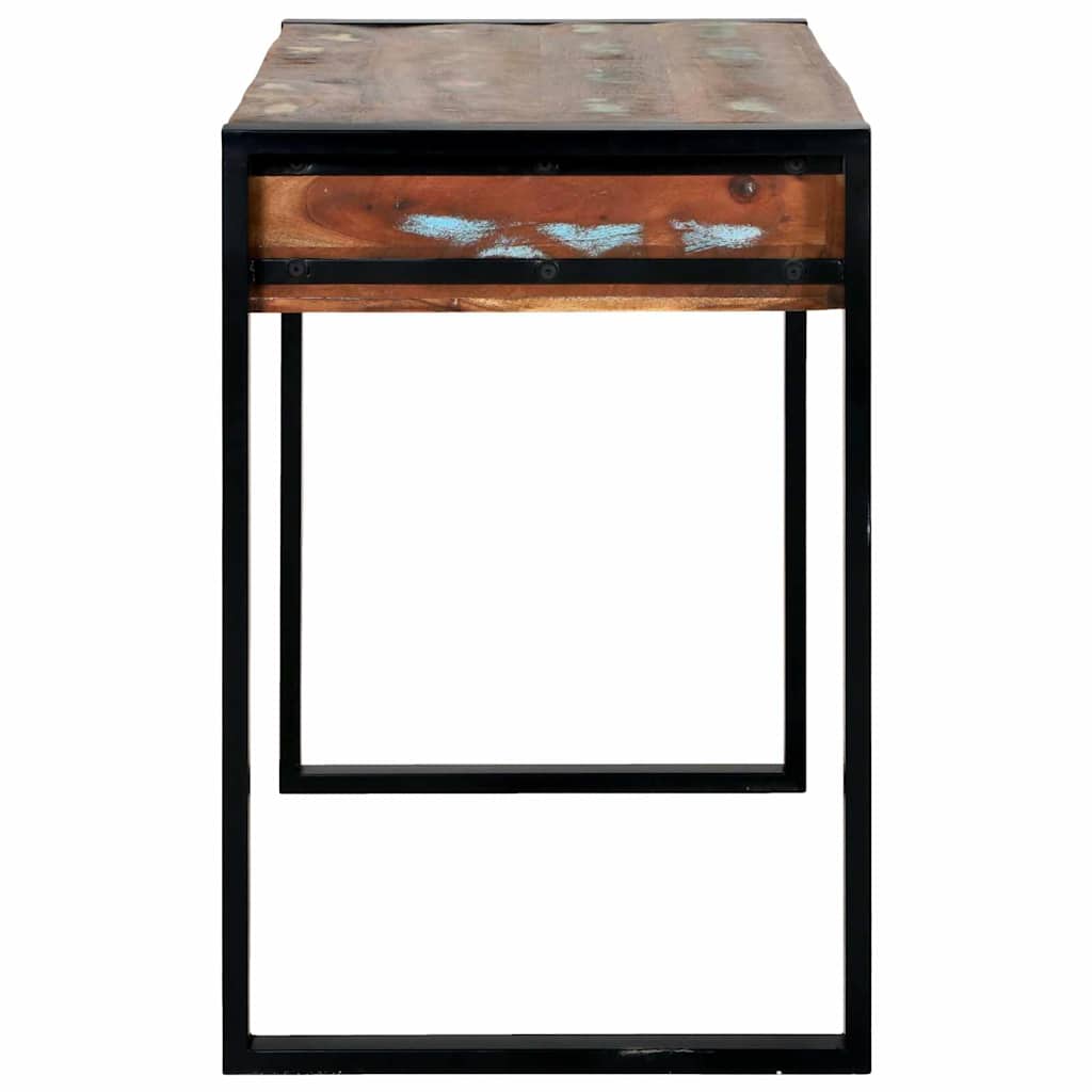 Klædeskab Flerfarvet 100 x 50 x 75 cm Massivt genbrugstræ