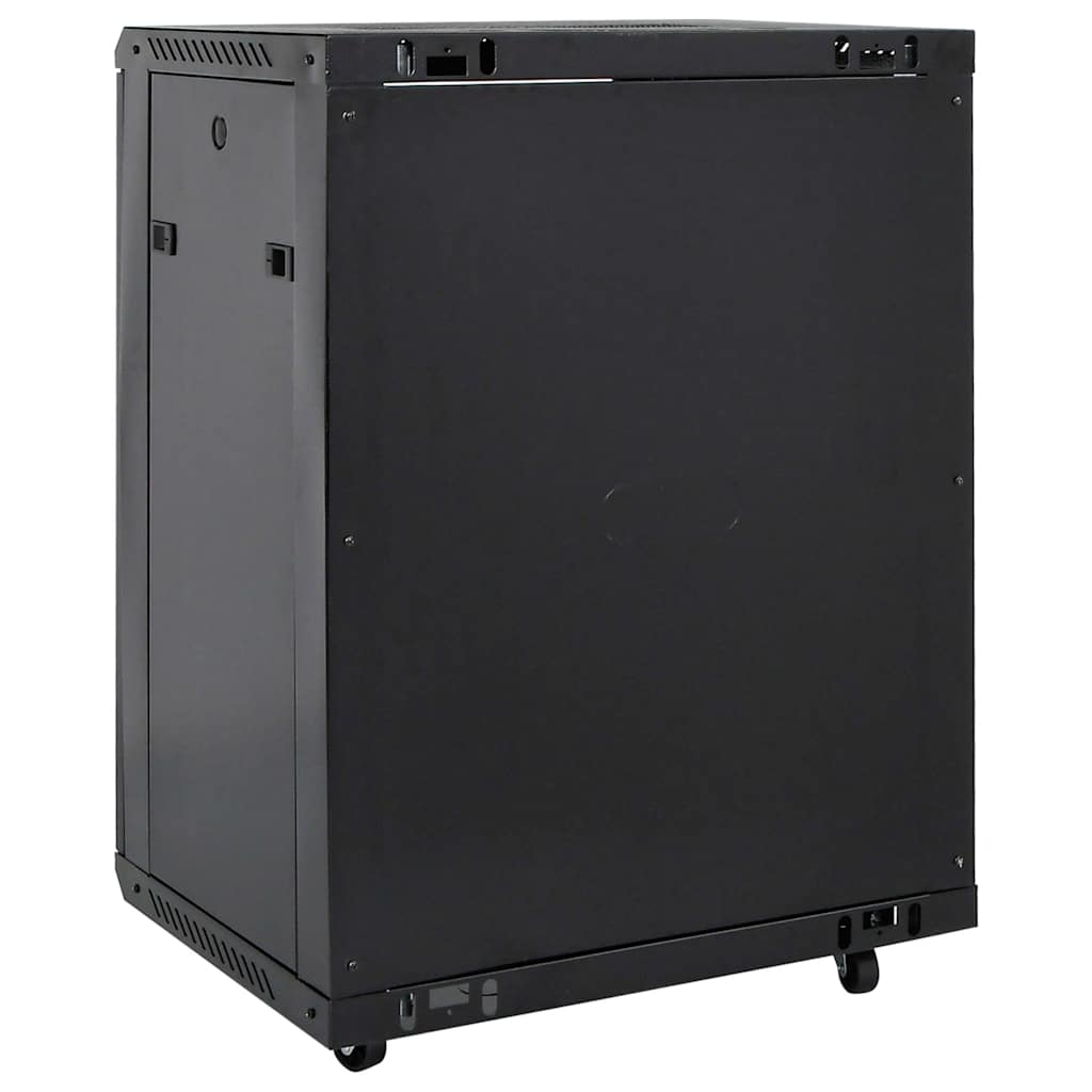 netværksskab 60x45x86 cm 15U 19" IP20 sort