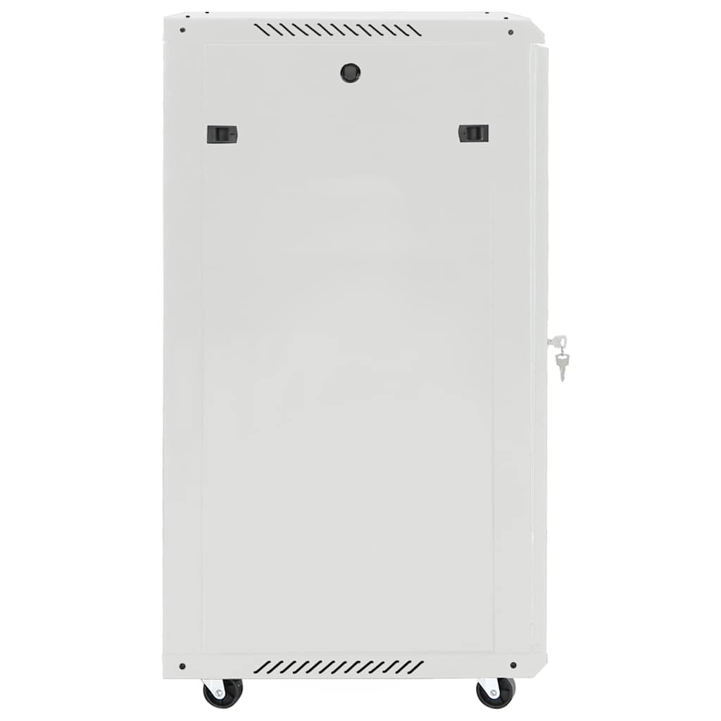 netværksskab 60x45x86 cm 15U 19" IP20 grå