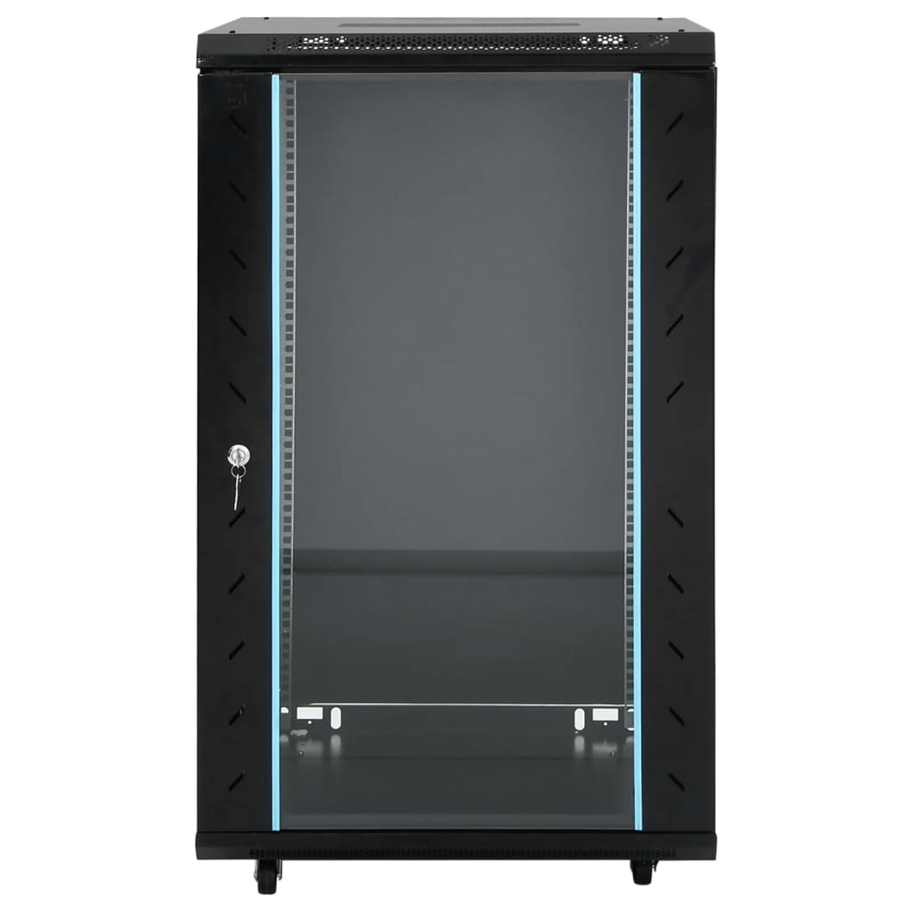 netværksskab 60x60x120 cm 18U 19" IP20 sort