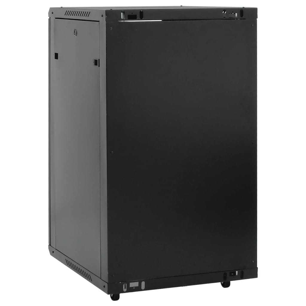 netværksskab 60x60x120 cm 18U 19" IP20 sort