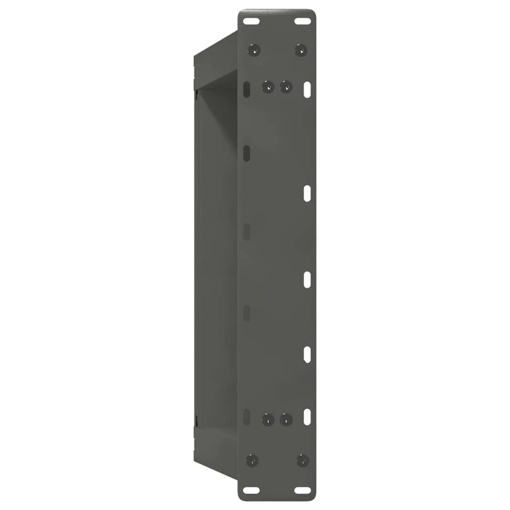sofabordsben U-formet 2 stk. antracit 50x(42-43) cm stål