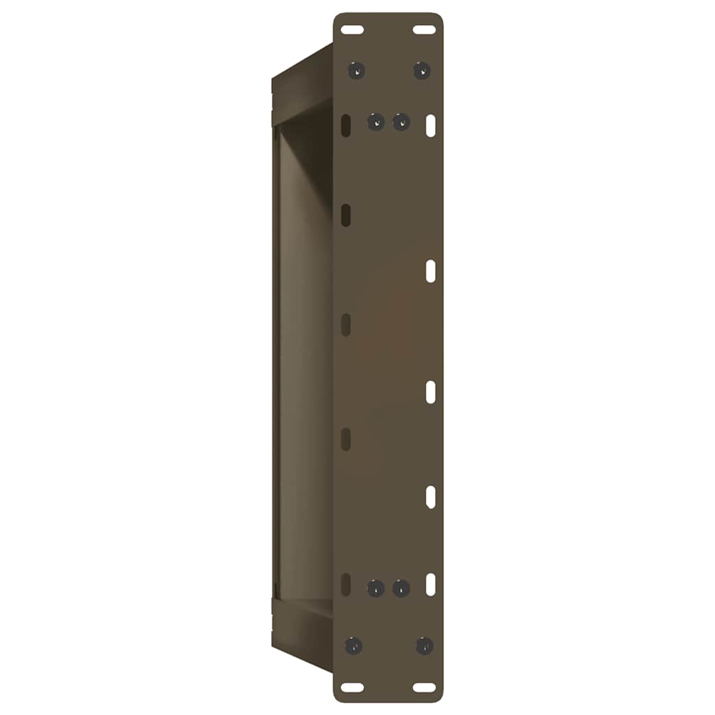 sofabordsben U-formet 2 stk. naturstål 50x(42-43) cm stål