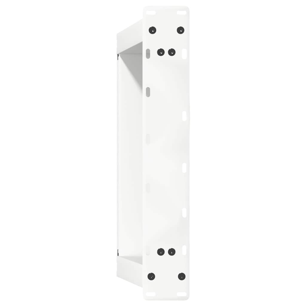 sofabordsben U-formet 2 stk. hvid 60 x (42-43) cm stål