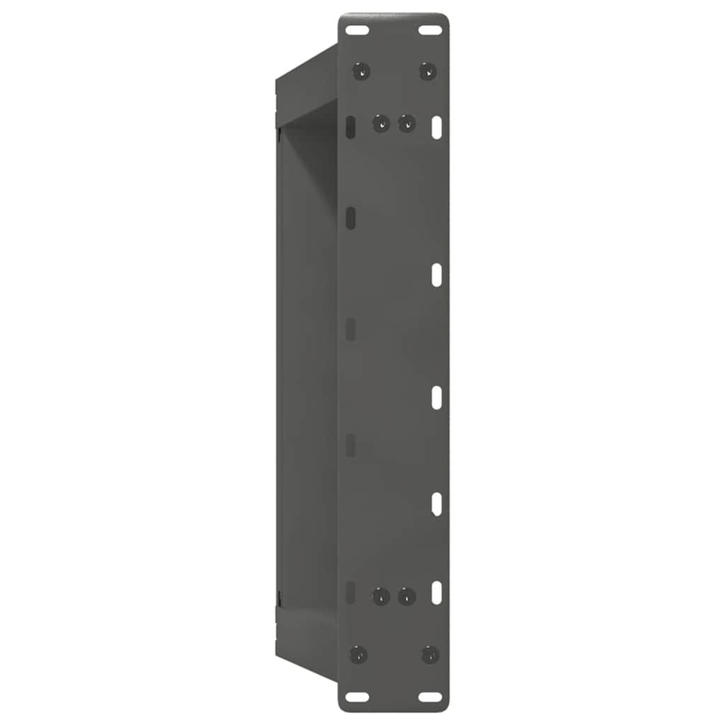 sofabordsben U-formet 2 stk. antracit 60x(42-43) cm stål