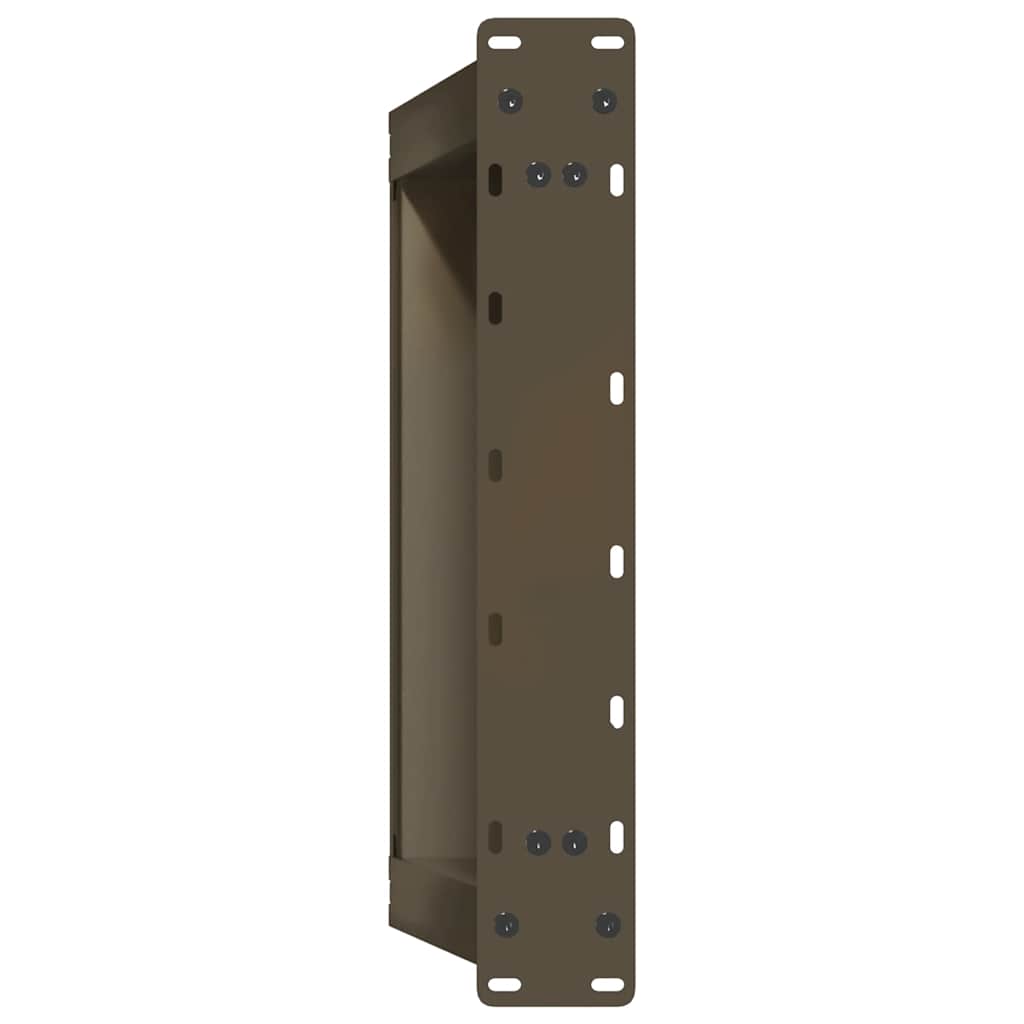 sofabordsben U-formet 2 stk. naturstål 70 x (42-43) cm stål